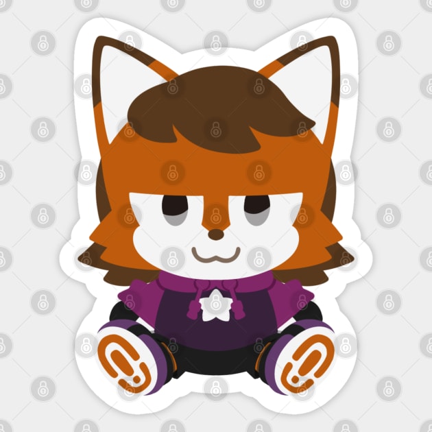 Cinder Plushie Sticker by Firestorm Fox